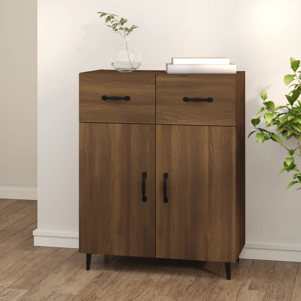 Sideboard Brown Oak  Engineered Wood