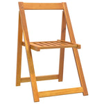 Folding Garden Chairs 4 pcs Solid Wood Acacia