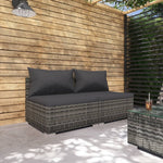 Modern 2 Piece Garden Lounge Set Daily Living Essential Garden Leisure
