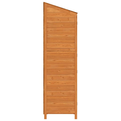 Garden Shed Brown Solid Wood