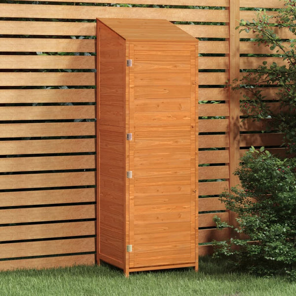  Garden Shed Brown Solid Wood