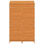 Garden Shed Brown Solid Wood Fir