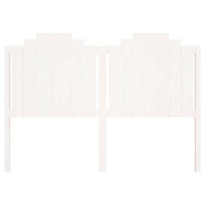 Bed Headboard (White) Solid Wood Pine