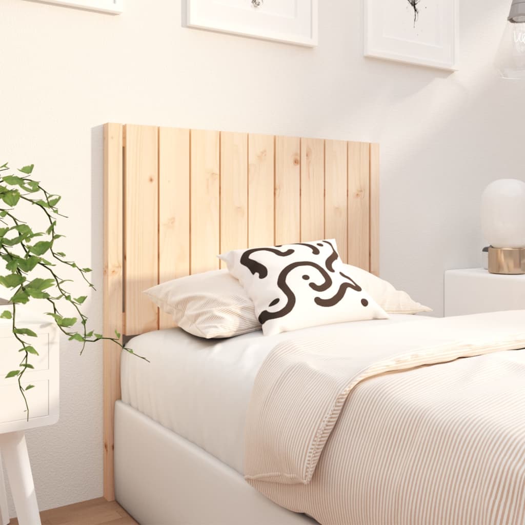 Bed Headboard-Solid Wood Pine