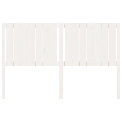 Bed Headboard White Solid Wood Pine