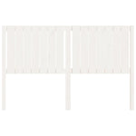 Bed Headboard White Solid Wood Pine