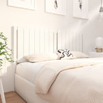 Bed Headboard White Solid Wood Pine