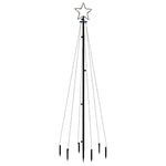 Christmas Tree with Spike Cold White 108 LEDs 180 cm