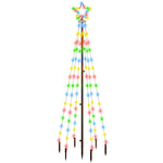Christmas Tree with Spike Colourful 108 LEDs 180 cm