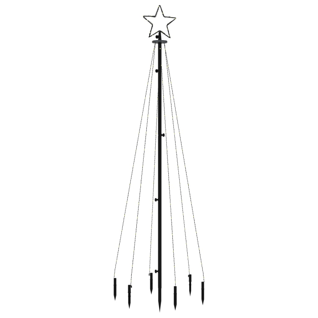Christmas Tree with Spike Colourful 108 LEDs 180 cm