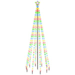 Christmas Tree with Spike Colourful 310 LEDs 300 cm