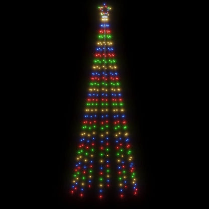Christmas Tree with Spike Colourful 310 LEDs 300 cm