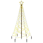 Christmas Tree with Spike Warm White 200 LEDs 180 cm