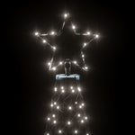 Christmas Tree with Spike Cold White 200 LEDs 180 cm