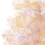 Artificial Christmas Tree with Iridescent Tips White