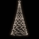 Christmas Tree with Spike Cold White 500 LEDs 300 cm