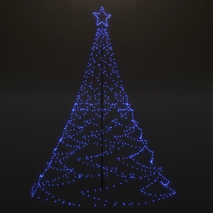 Christmas Tree with Spike Blue 1400 LEDs 500 cm