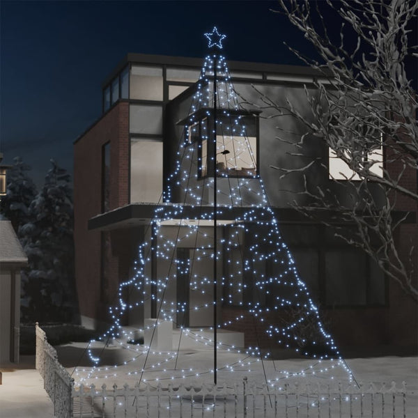  Christmas Tree with Spike Cold White 3000 LEDs 800 cm