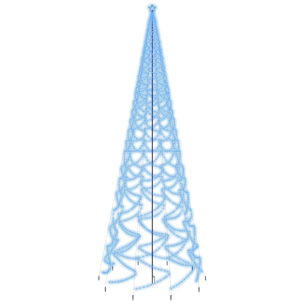 Christmas Tree with Spike Blue 3000 LEDs 800 cm