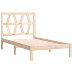Bed Frame Solid Wood Pine 3FT