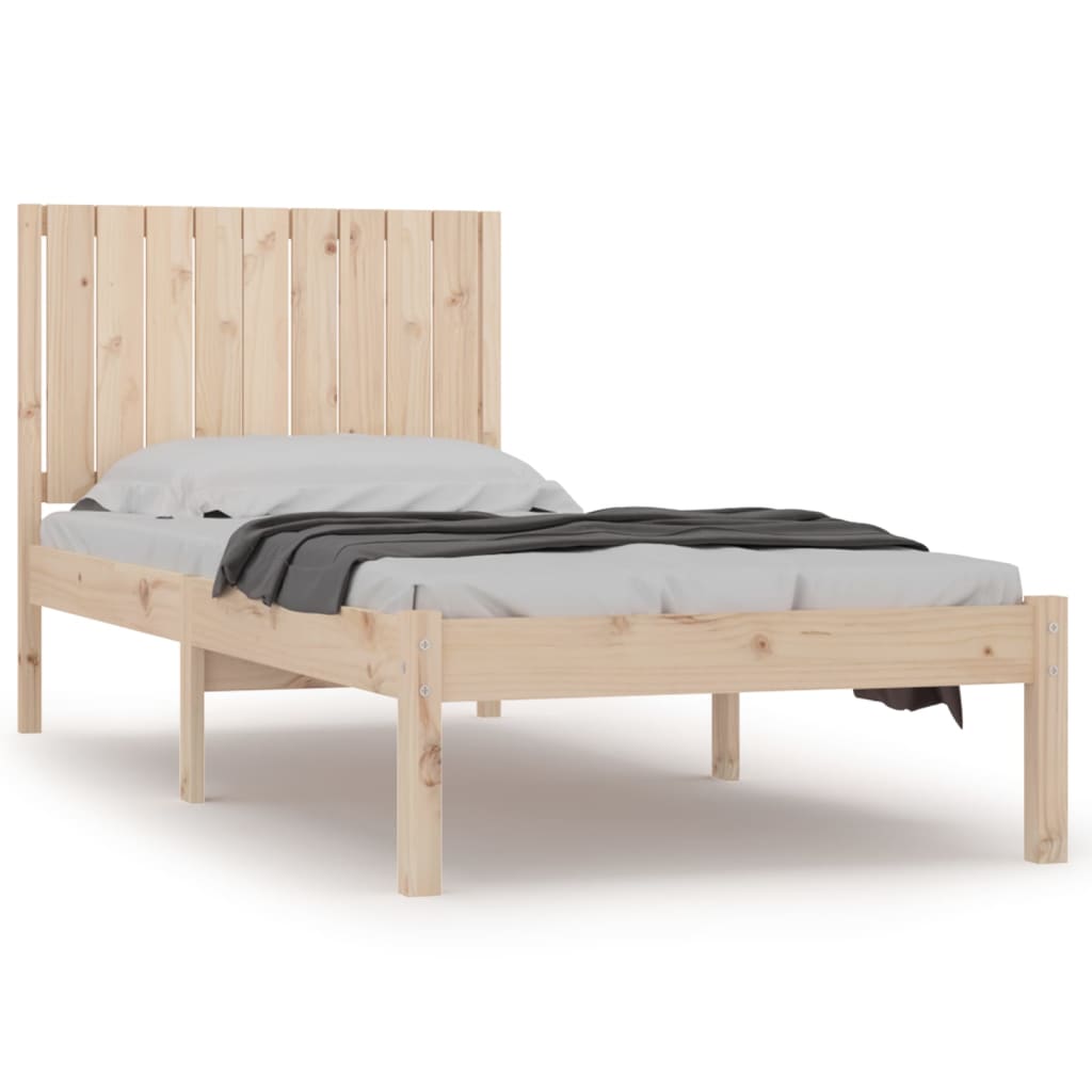 Bed Frame Solid Wood Pine Single
