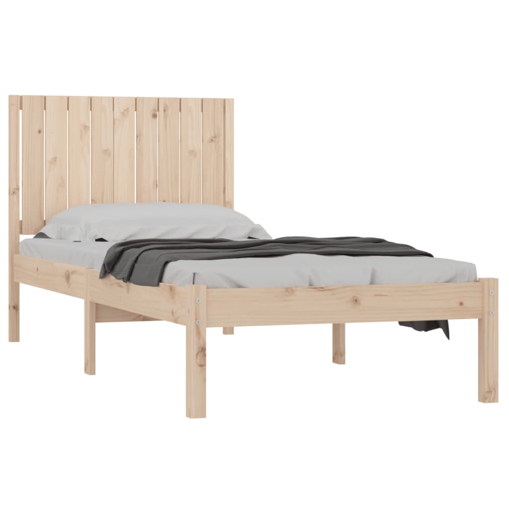 Bed Frame Solid Wood Pine Single