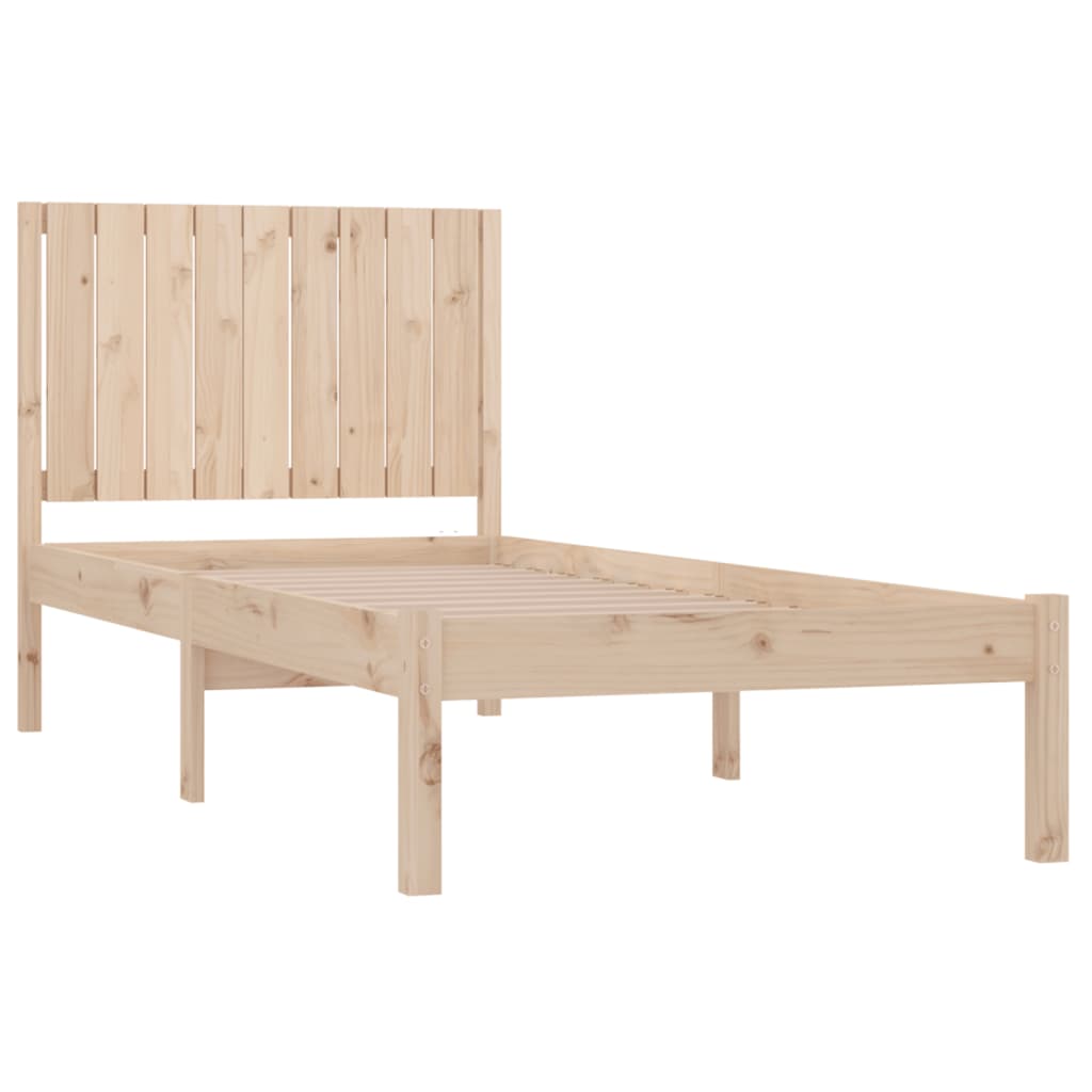 Bed Frame Solid Wood Pine Single