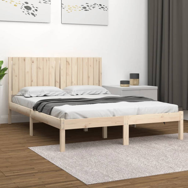  Bed Frame Solid Wood  Queen Size