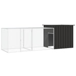 Galvanised Steel Chicken Cage 300cm Anthracite | HomeAndLiving
