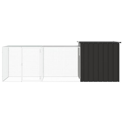 Galvanised Steel Chicken Cage 300cm Anthracite | HomeAndLiving