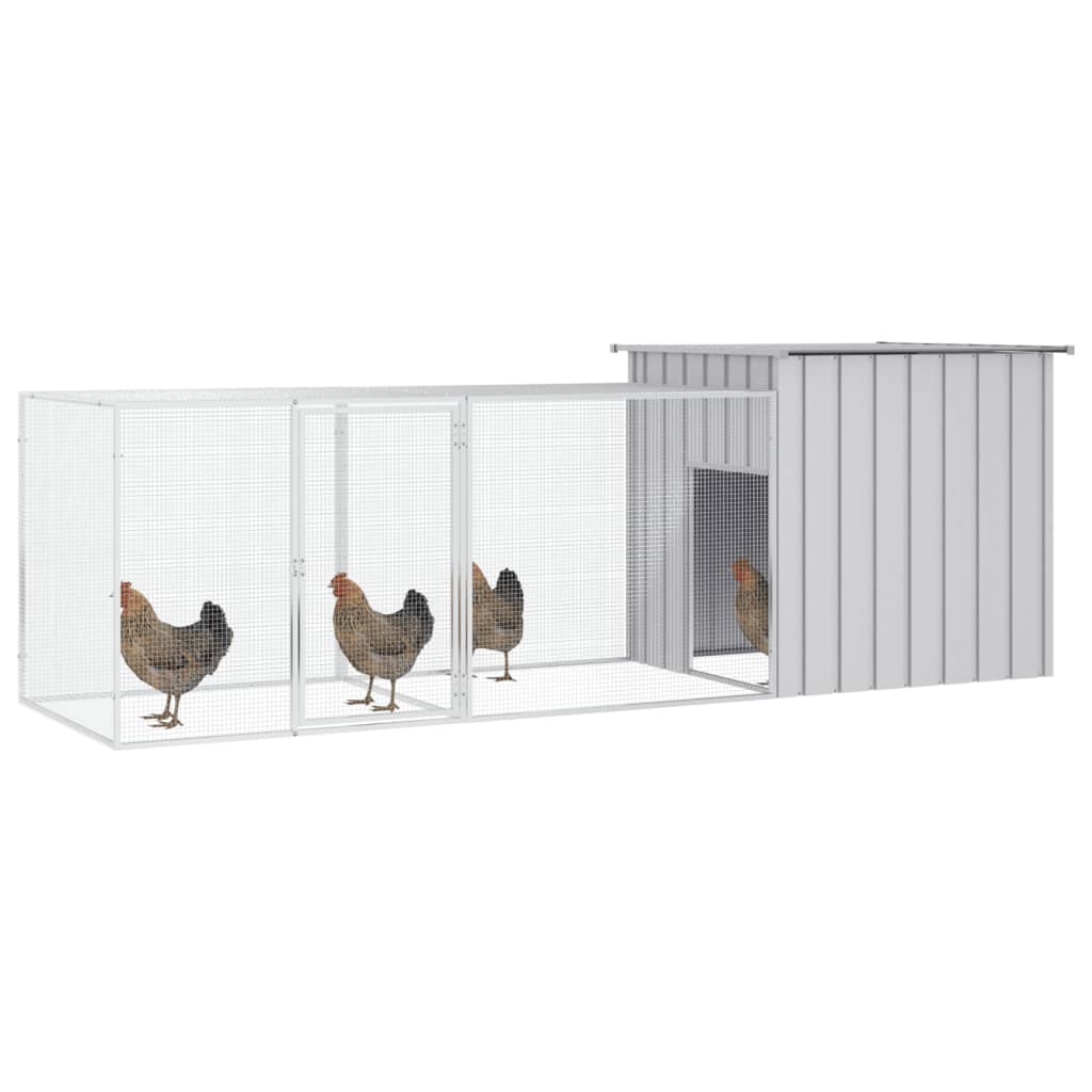 Galvanised Steel Chicken Cage 300cm Enclosure | HomeAndLiving