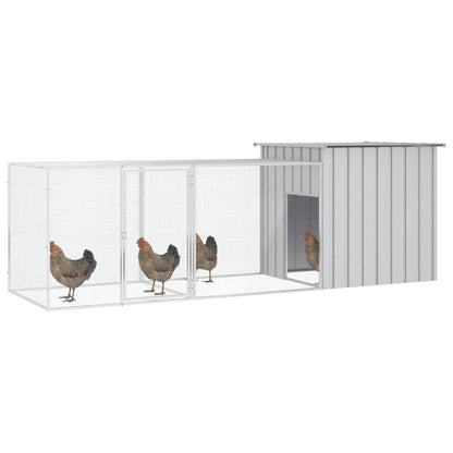 Galvanised Steel Chicken Cage 300cm Enclosure | HomeAndLiving
