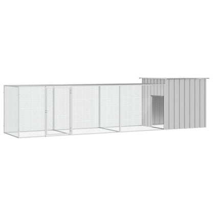 Galvanised Steel Chicken Cage 400cm Run Enclosure | HomeAndLiving