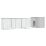 Galvanised Steel Chicken Cage 400cm Run Enclosure | HomeAndLiving