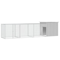 Galvanised Steel Chicken Cage 400cm Run Enclosure | HomeAndLiving