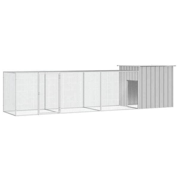  Galvanised Steel Chicken Cage 400cm Run Enclosure | HomeAndLiving