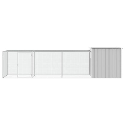 Galvanised Steel Chicken Cage 400cm Run Enclosure | HomeAndLiving