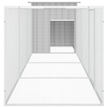 Galvanised Steel Chicken Cage 400cm Run Enclosure | HomeAndLiving