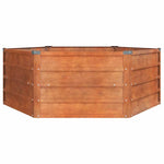 Corten Steel Raised Garden Bed 129x129cm | HomeAndLiving