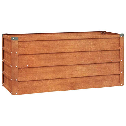 Corten Steel Raised Garden Bed 100x40cm | HomeAndLiving