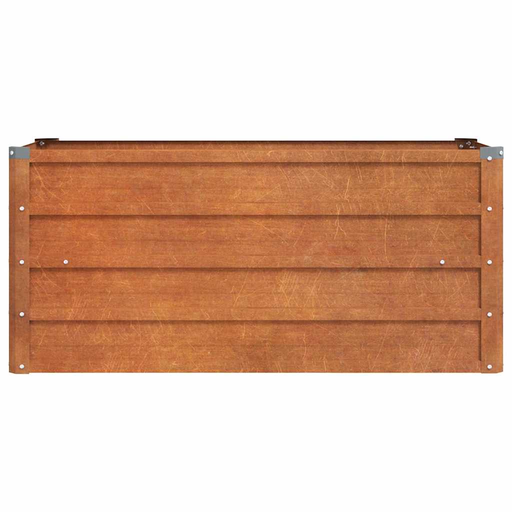 Corten Steel Raised Garden Bed 100x40cm | HomeAndLiving