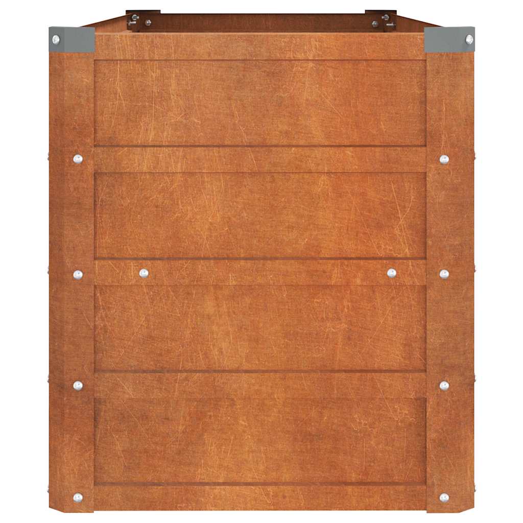 Corten Steel Raised Garden Bed 100x40cm | HomeAndLiving