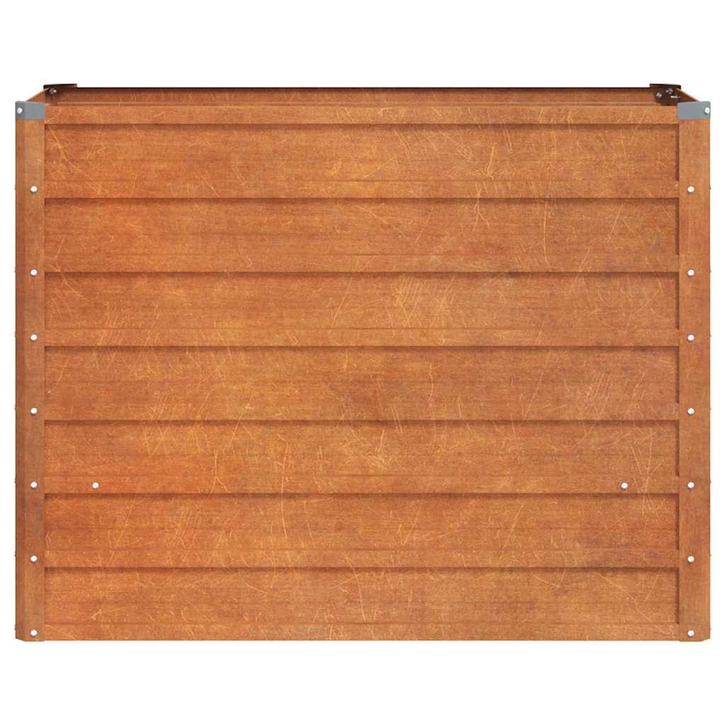 Corten Steel Raised Garden Bed 100x40cm | HomeAndLiving