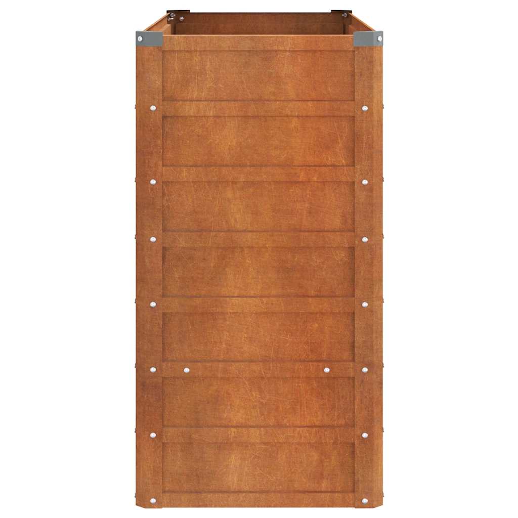 Corten Steel Raised Garden Bed 100x40cm | HomeAndLiving