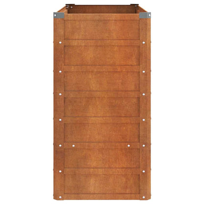 Corten Steel Raised Garden Bed 100x40cm | HomeAndLiving