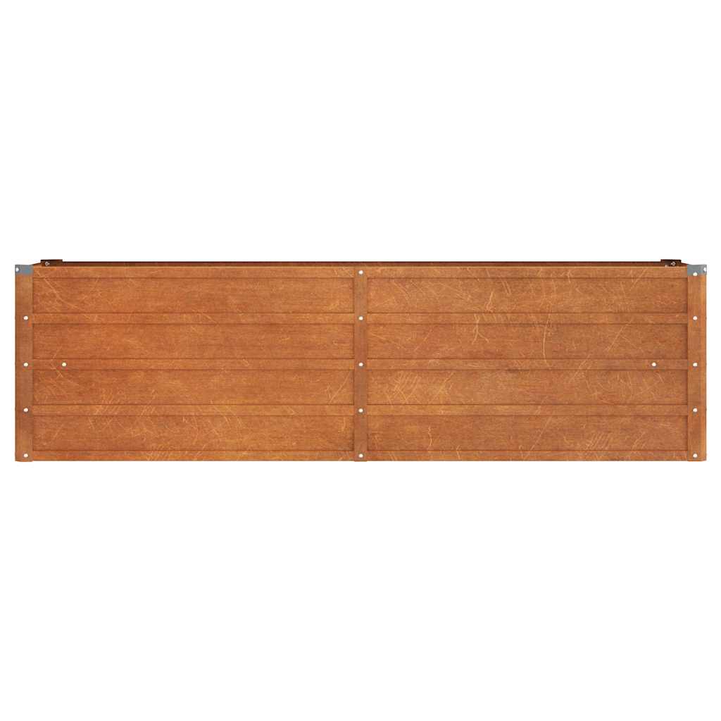 Corten Steel Raised Garden Bed 160x40cm | HomeAndLiving