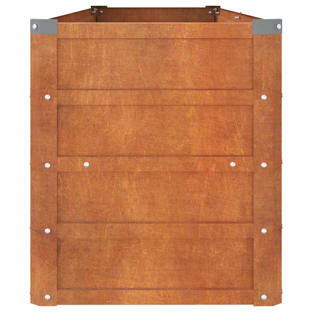 Corten Steel Raised Garden Bed 160x40cm | HomeAndLiving