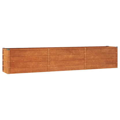 Corten Steel Raised Garden Bed 240cm Rust | HomeAndLiving