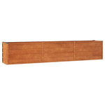 Corten Steel Raised Garden Bed 240cm Rust | HomeAndLiving
