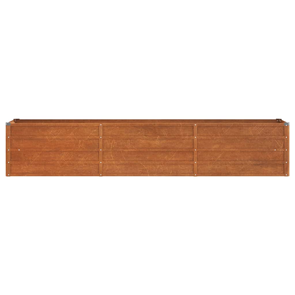 Corten Steel Raised Garden Bed 240cm Rust | HomeAndLiving